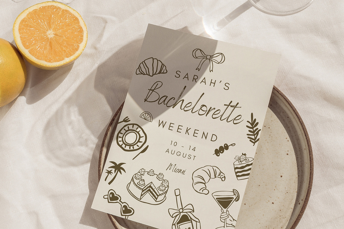 +200 Whimsical Wedding Summer Bundle, a Food Illustration by NassyArt (Photo 16 of 23)