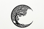 Elegant dream tree silhouette design, a Healthcare Illustration by Amazin_art (Thumbnail 6 of 43)