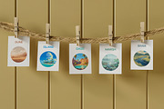 Wander - Landscape Flashcards, a Card Template by CinderHeart Designs (Thumbnail 3 of 6)