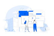 Innovative Digital Startup, a Technology Illustration by Hurcastock! (Thumbnail 5 of 7)