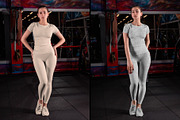 Sports T-Shirts and Leggings Mockups, a Shirt Mockup by Grow Design Craft Studio (Thumbnail 3 of 7)