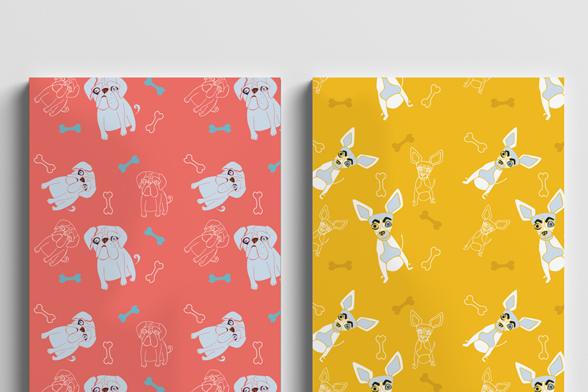 Dogs pattern, a Pattern Graphic by astashovadesign (Photo 5 of 10)