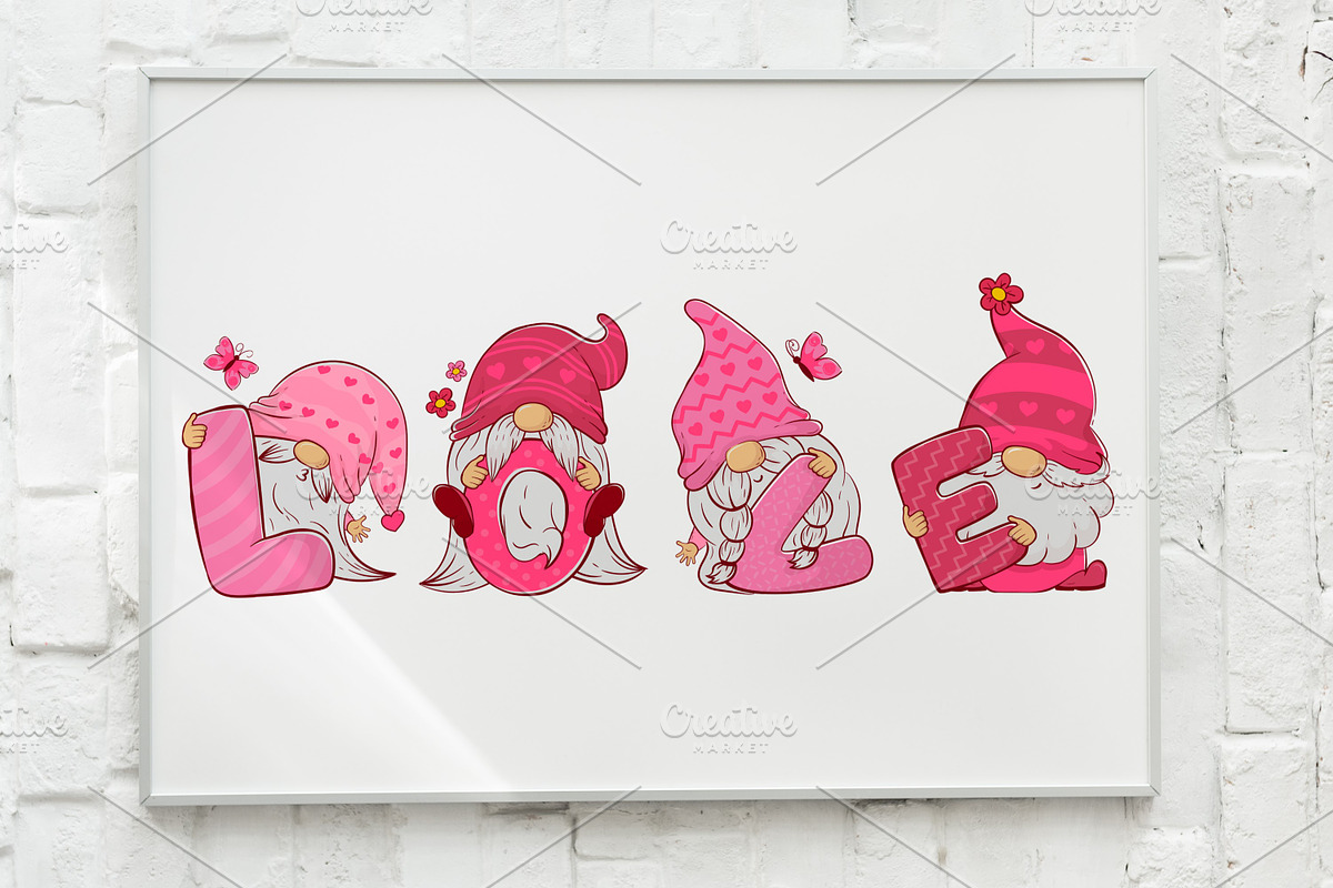 74 Gnomes Stickers and Clip art, a Person Illustration by Boo Guevara Shop (Photo 12 of 14)