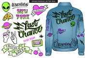 Grunge Graffiti Doodles Vector Pack, a Decorative Illustration by Lindy_doodle (Thumbnail 7 of 13)