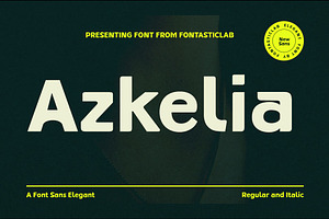 Azkelia, a Font by Fontastic