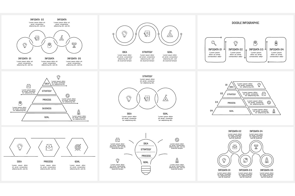 Doodle Presentation Canva Template 2 preview 5