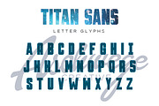 Titan Sans, a Sans Serif Font by Aschwege Creative (Thumbnail 2 of 5)