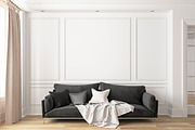 Classic interior with sofa 2 colors, a Household Mockup by YKvisual (Thumbnail 2 of 3)