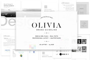 OLIVIA Brand Guideline, a Brochure Template by Typography Prime (Thumbnail 1 of 8)