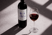 Wine Bottle Label Mockup, a Packaging Mockup by The Rose Project (Thumbnail 2 of 3)