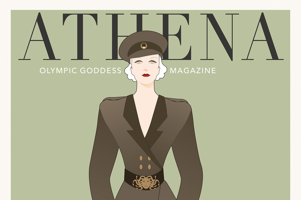Olympus Goddesses Magazine, a Decorative Illustration by La Inspiratriz (Photo 4 of 7)