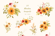 Golden Meadow. Watercolor Autumn Set, a Seasonal Illustration by Liliia Polos Illustration (Thumbnail 3 of 12)