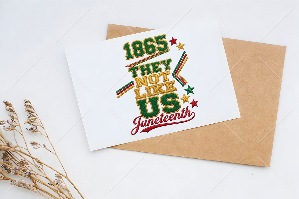 They Not Like Us Juneteenth PNG, a Seasonal Illustration by Canvas Craft (Photo 5 of 5)