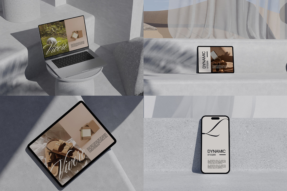 Sahara - Desert Vibes Mockup Bundle, a Device Mockup by Creavora (Photo 3 of 11)