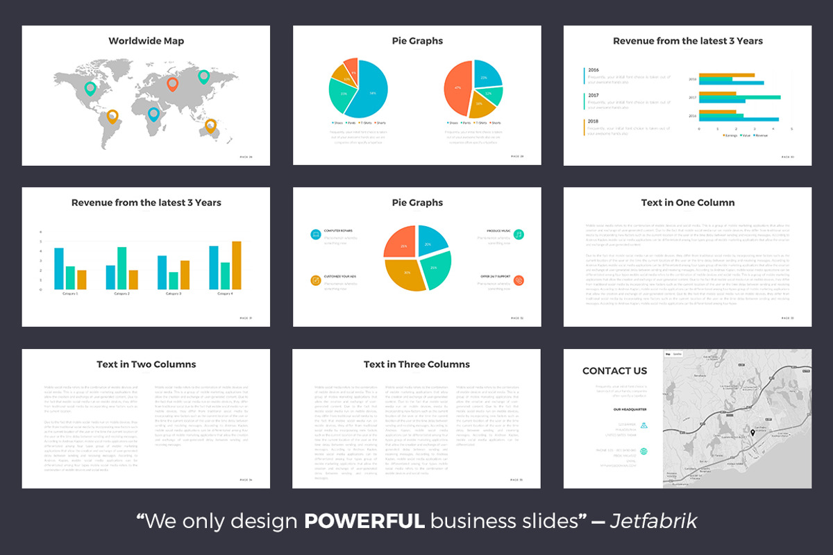 Aura Powerpoint Template, a Presentation Template by Jetfabrik (Photo 5 of 8)