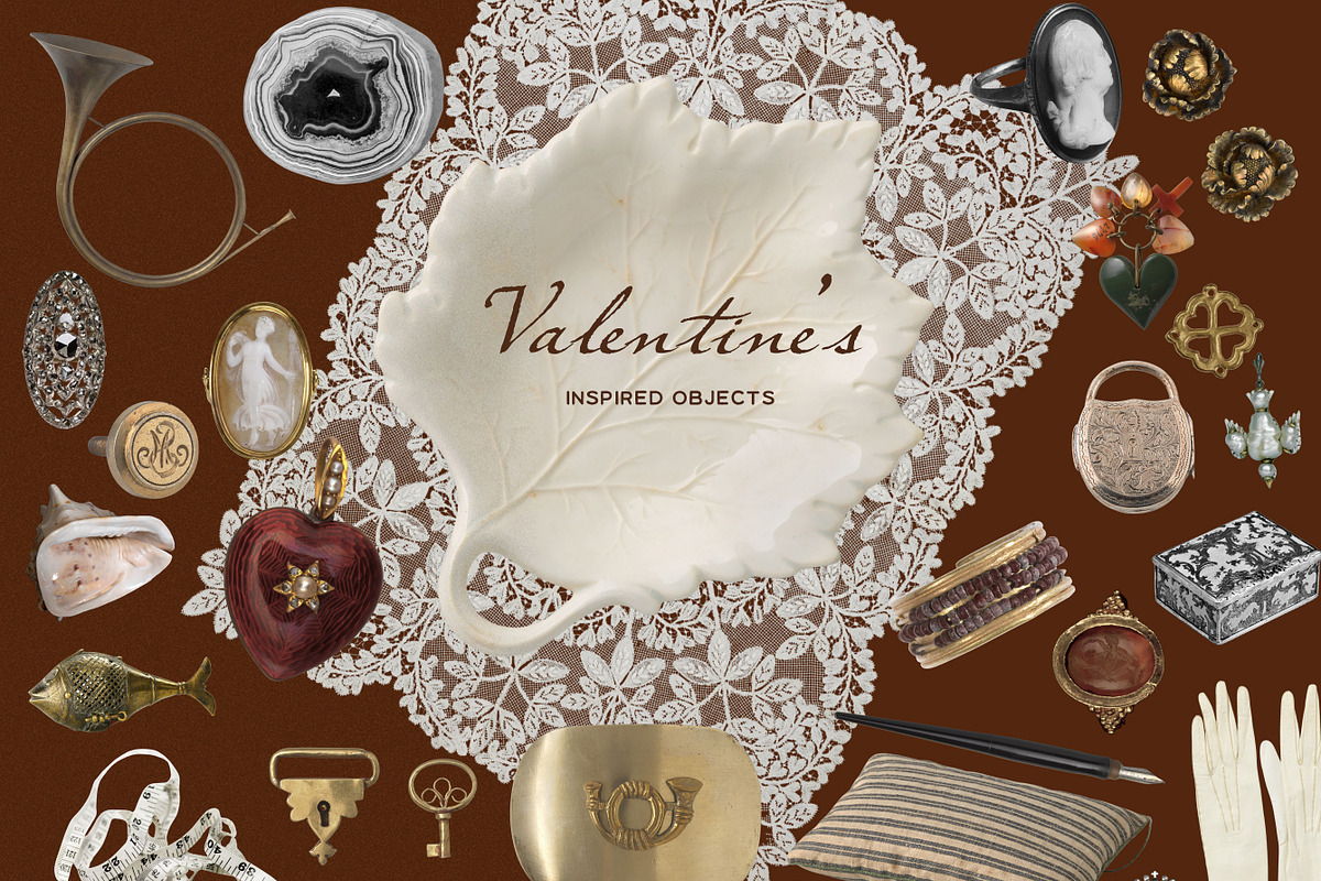 Vintage Valentines Day Mixed Media, an Object Graphic by Laras Wonderland (Photo 6 of 10)
