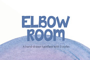 Elbow Room Font, a Font by Hello Brio (Thumbnail 1 of 5)