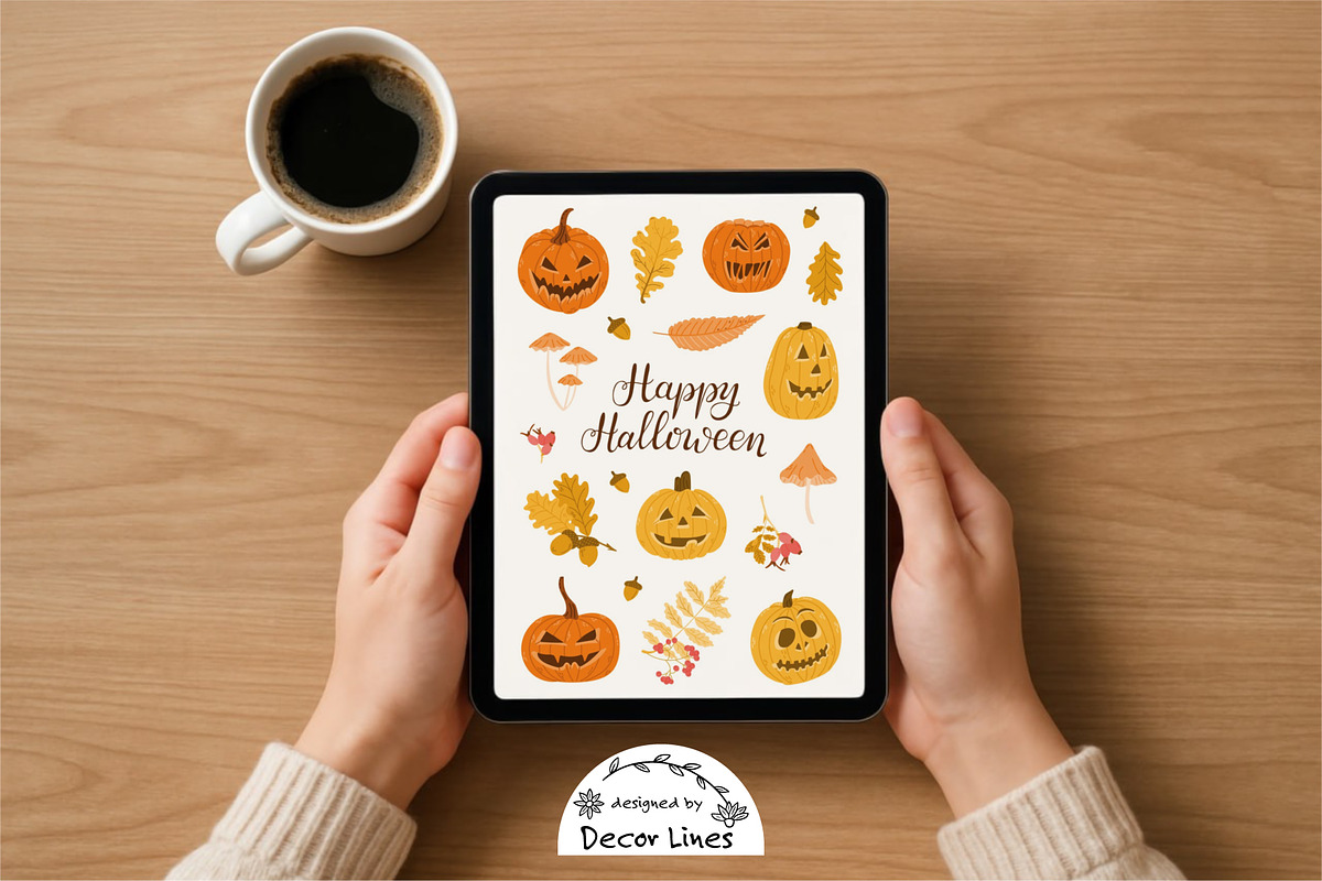 Cozy Halloween Bundle, a Decorative Illustration by Decor Lines (Photo 9 of 9)