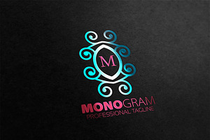 Monogram M Letter Logo
