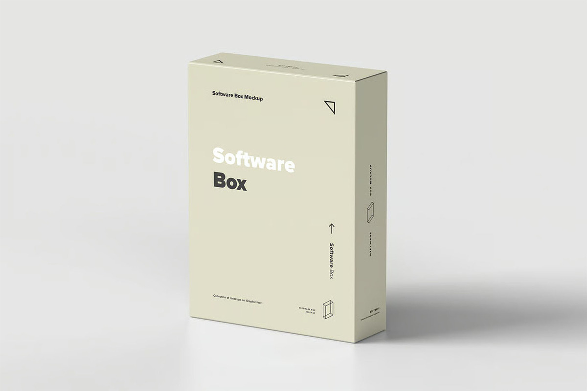Software Box Mock-up, a Product Mockup by zippypixelstudio (Photo 10 of 16)