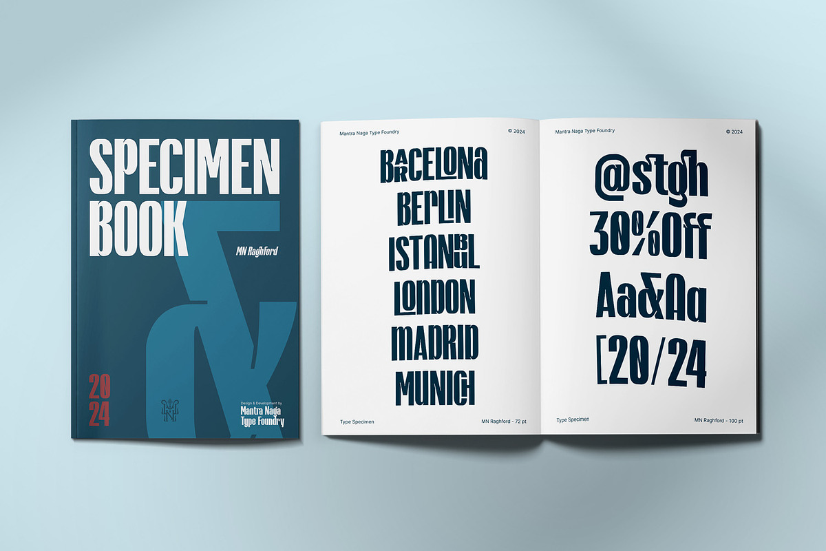 MN Raghford - Condensed Sans Serif, a Sans Serif Font by Mantra Naga (Photo 6 of 17)
