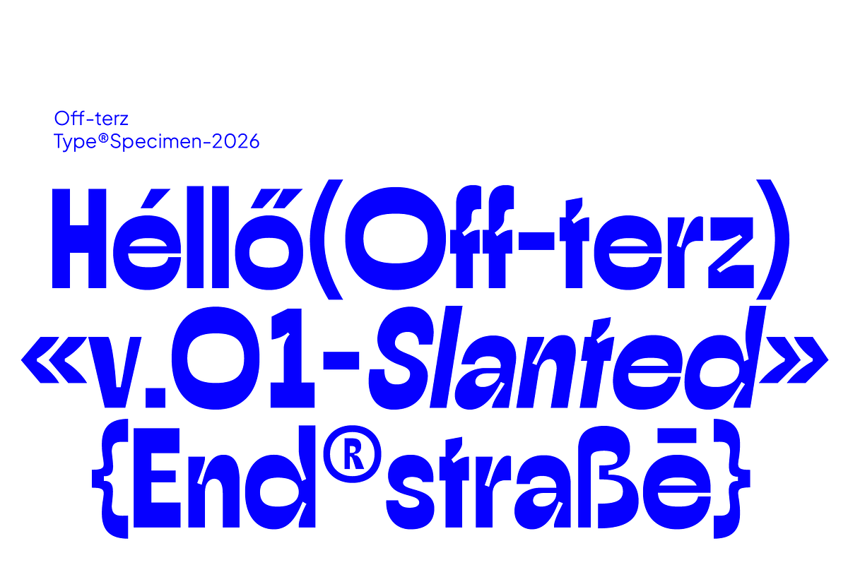 Off-terz | Wide Ink Trap Display, a Sans Serif Font by Jolicia Type (Photo 3 of 11)