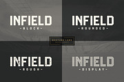 Infield - Display Font, a Sans Serif Font by BoxTube Labs (Thumbnail 2 of 7)