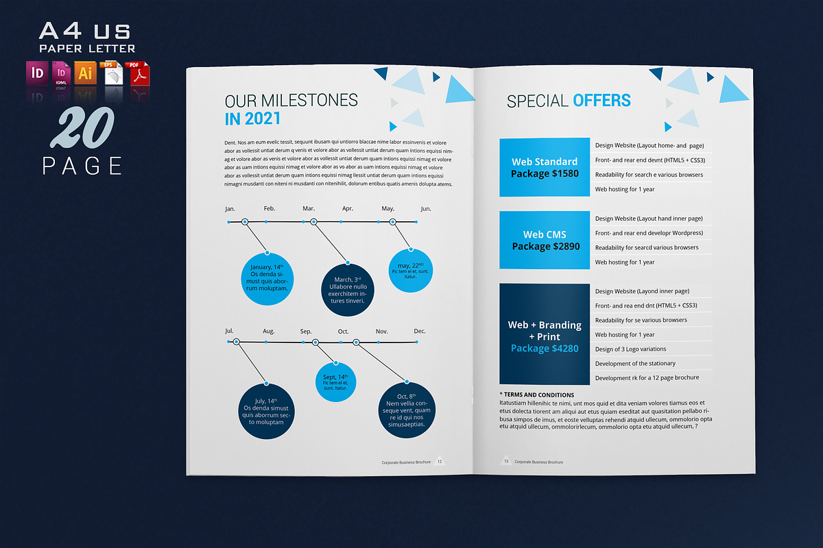 Annual Report Template, a Brochure Template by artico (Photo 7 of 11)