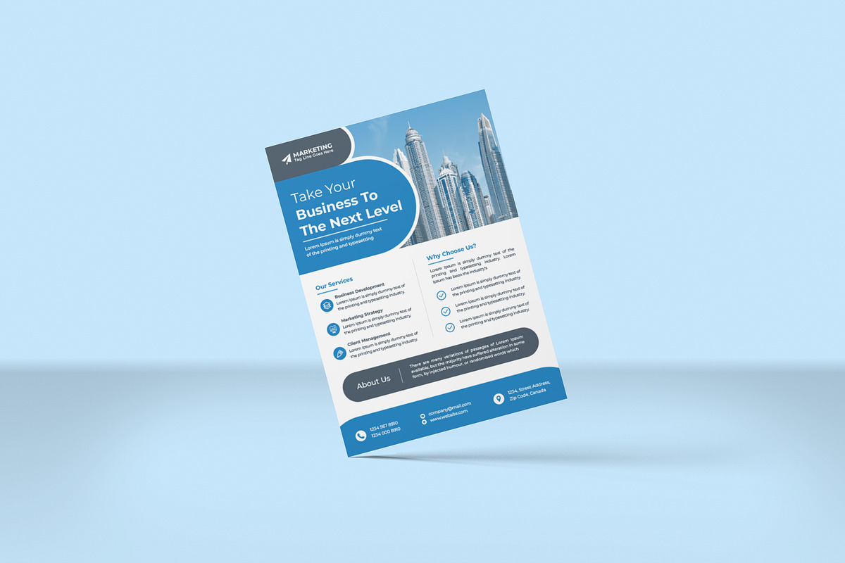 Flyer templates, a Flyer Template by Lakhan1998 (Photo 4 of 5)