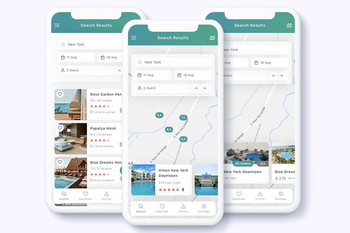 Cesha - Hotel Booking & Reservation, an App Template by Betush (Photo 3 of 6)