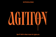 Agitton - Ligature Serif, a Serif Font by Luna Shop (Thumbnail 1 of 6)