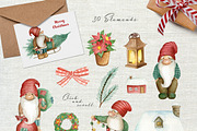 Watercolor Christmas bundle, an Illustration by JuliaBadeeva (Thumbnail 17 of 29)