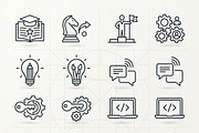 Bundle Online Learning Outline Icons, an Outline Icon by adenpinkstore (Thumbnail 10 of 23)