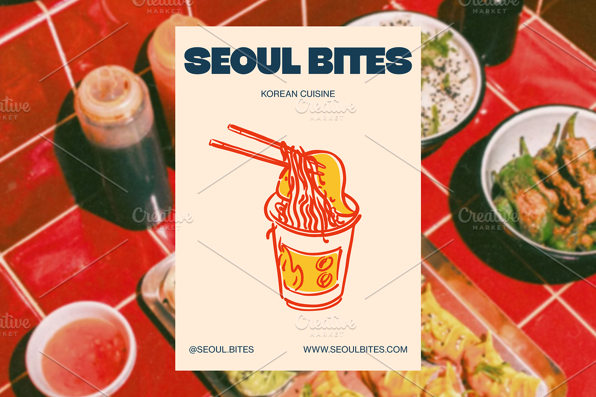 Korean Food Vector Illustrations, a Food Illustration by Studio Papercuts (Photo 8 of 10)
