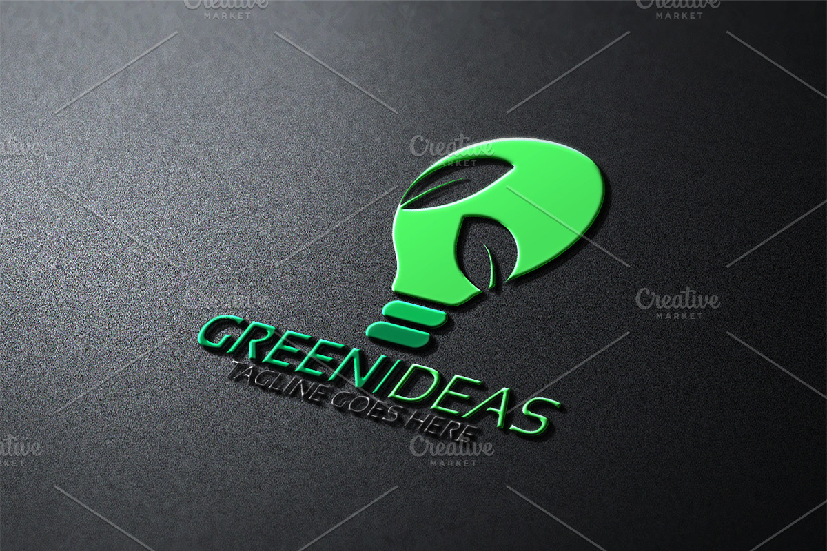 Green Ideas Logo, a Branding & Logo Template by Josuf Media