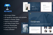 CORPORATE Business  Keynote Template, a Presentation Template by Rizki Herdian (Thumbnail 1 of 5)