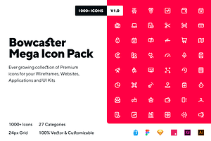 Bowcaster Mega Icon Pack