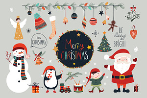 Christmas elements collection
