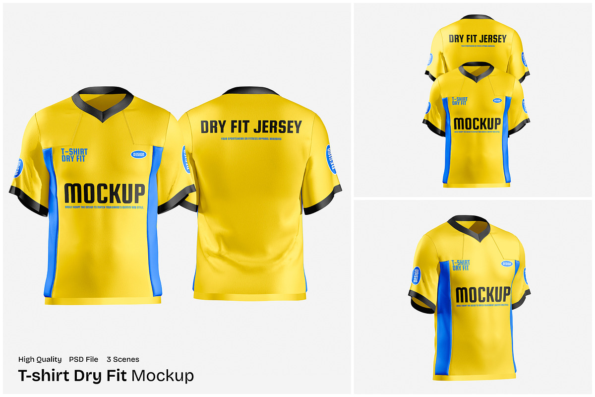 T-shirt Dry Fit Mockup, a Shirt Mockup by Unerispace (Photo 1 of 5)