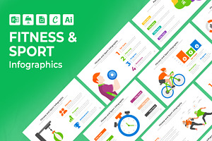 Fitness & Sport Infographic Template, a Presentation Template by Mighty-Slide