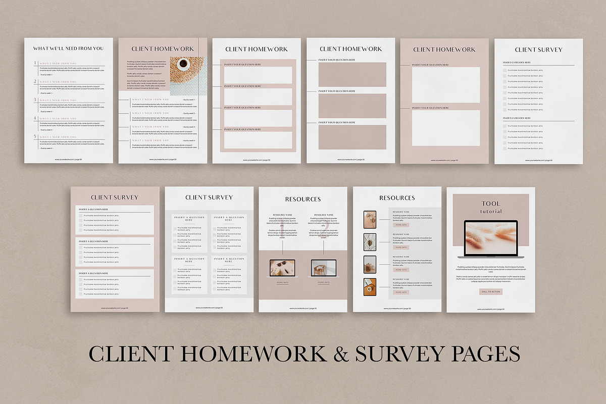 Client Welcome Packet Template | IVY, a Magazine Template by Studio Next (Photo 10 of 12)