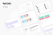 Calm Design System – Freebie, a Wireframe Template by SyalUIUX (Thumbnail 1 of 4)