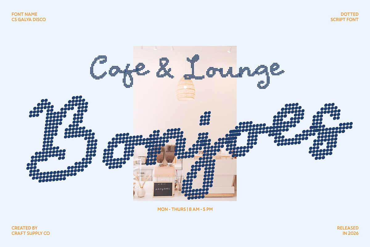 CS Galya Disco, a Script Font by Craft Supply Co. (Photo 5 of 8)