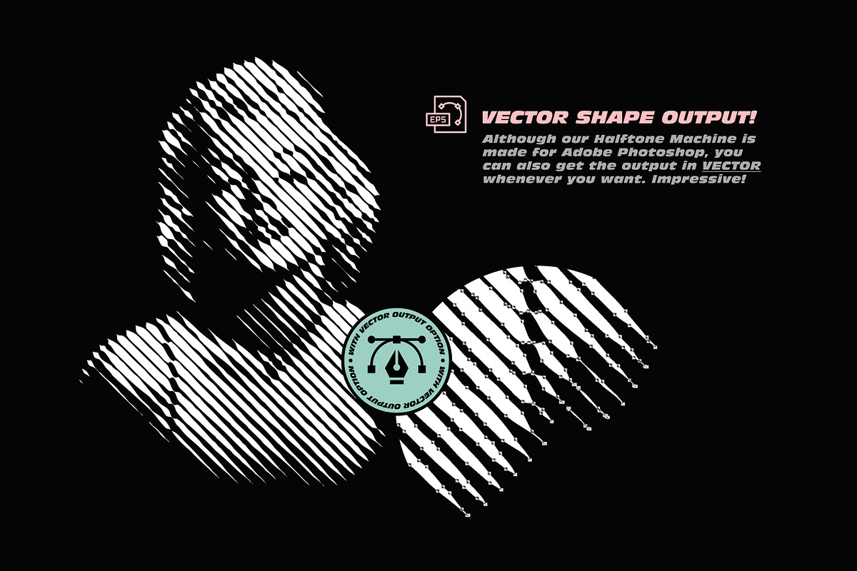 Halftone Machine Photoshop Action, an Action Add-On by Hyperpix Productions (Photo 5 of 12)