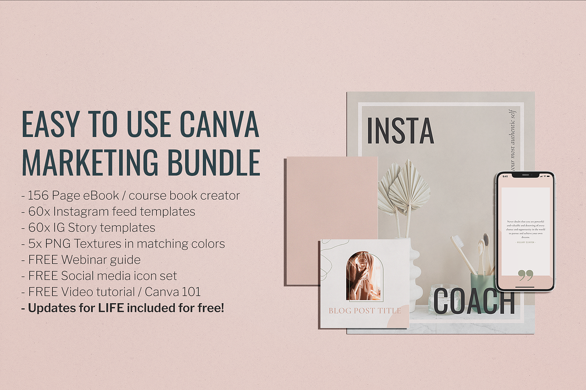 Canva Course & Opt-In Creator Bundle, a Templates & Theme by the M&K Design Studio (Photo 10 of 15)