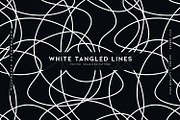 White Tangled Lines, a Background Graphic by MalyskaStudio (Thumbnail 1 of 9)