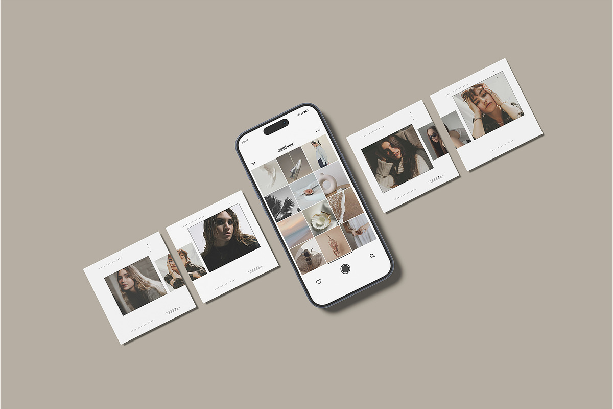 Instagram story and post mockup, a Social Media Template by rizalamora (Photo 6 of 11)