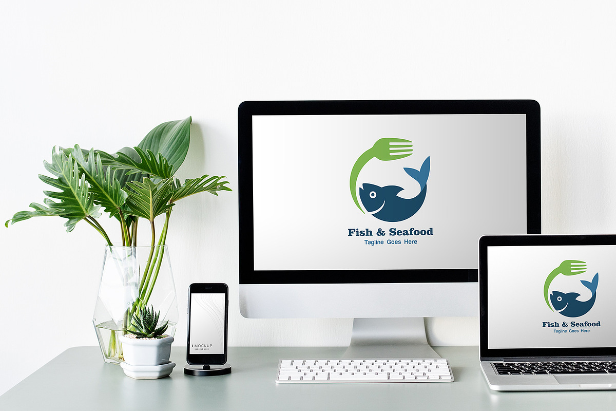 Seafood & Fish Restaurant Logo preview 4
