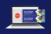 Baseline Tennis - Etsy Banner, a Print Template by Esensifiksi.studio (Thumbnail 2 of 3)