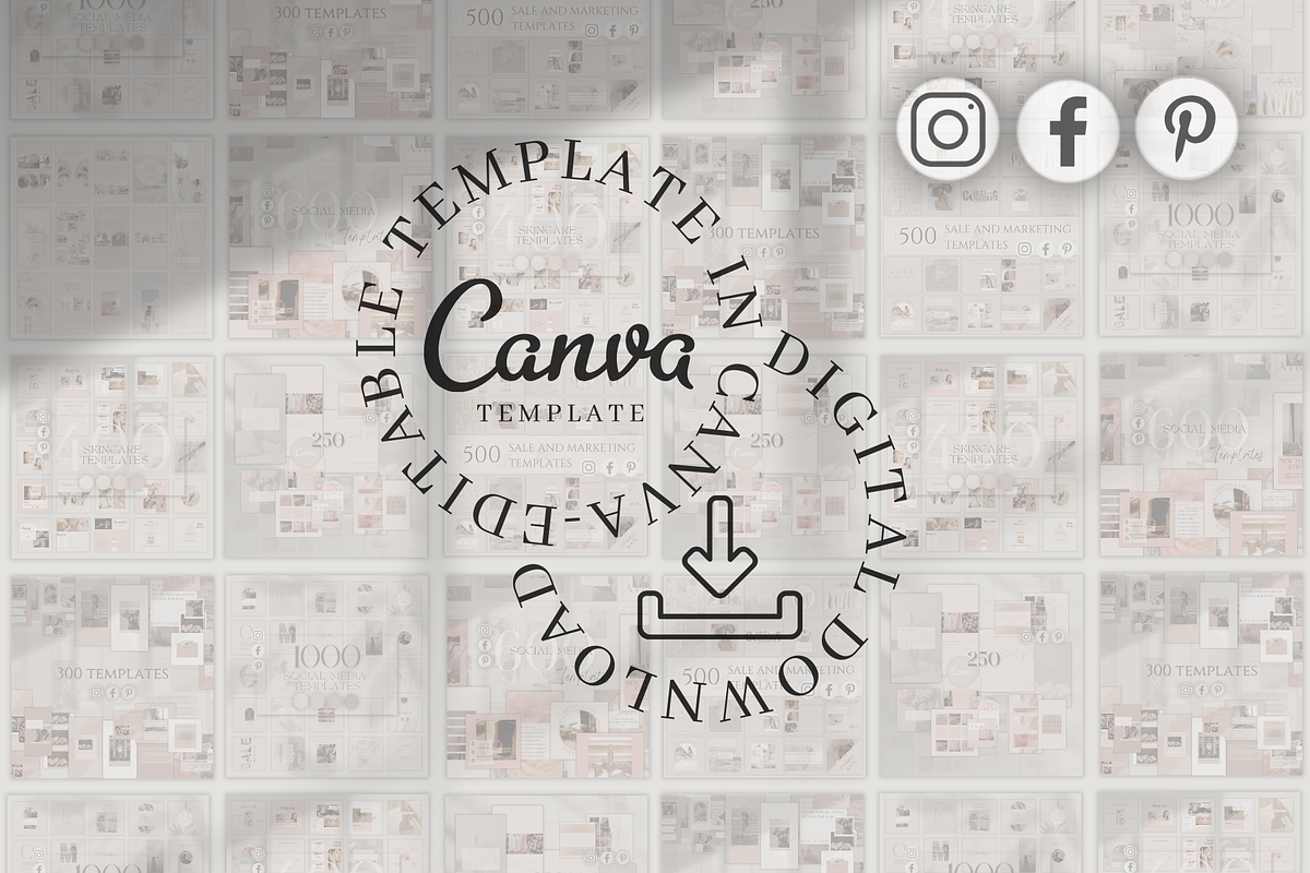 Pink Beauty Canva Templates, a Social Media Template by BRANDcontent (Photo 18 of 18)